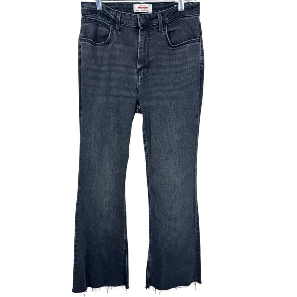 Wrangler Fierce Flare High Rise Black Jeans Sz 10?